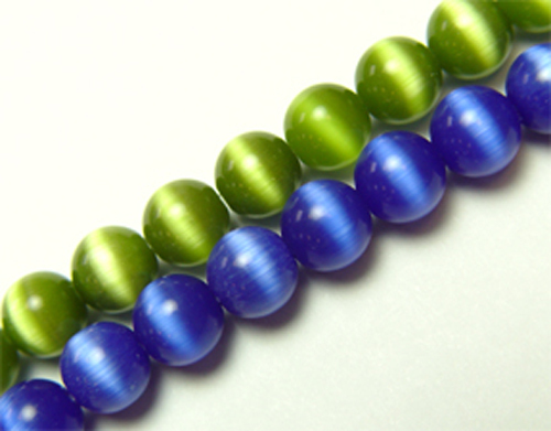Cat’s eye round 4mm 16″strand / minimum 3 mixed strands to ship