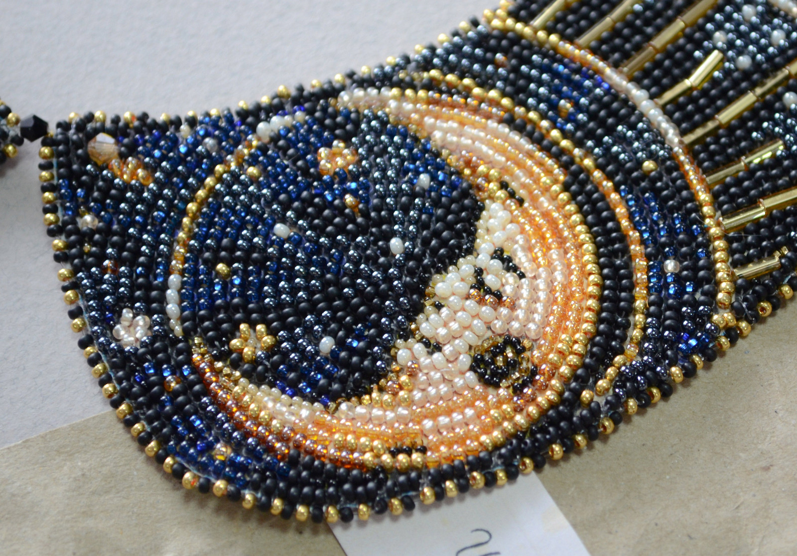 Bead Embroidery Kit. Decoration – Collar Galactic beauty