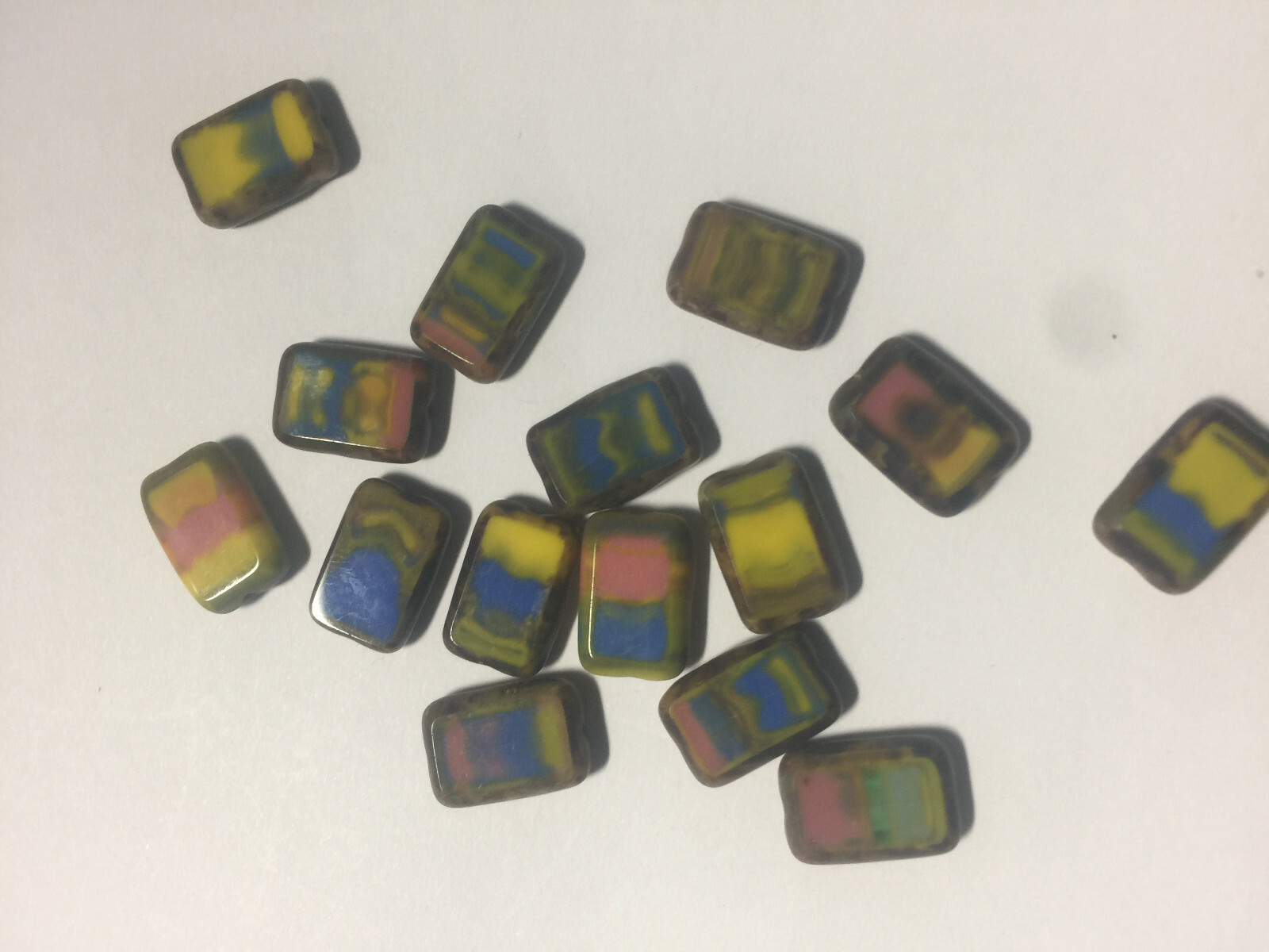 Czech Rectangle Table Cut Beads Beads