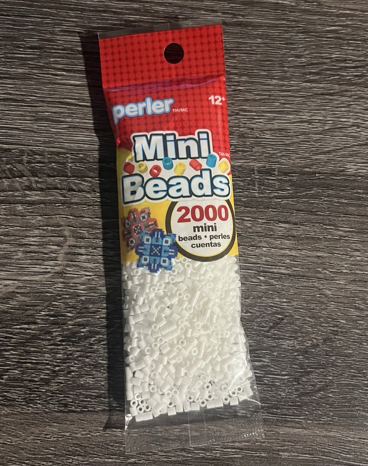 Perler Mini Beads 2000ct Pack – White