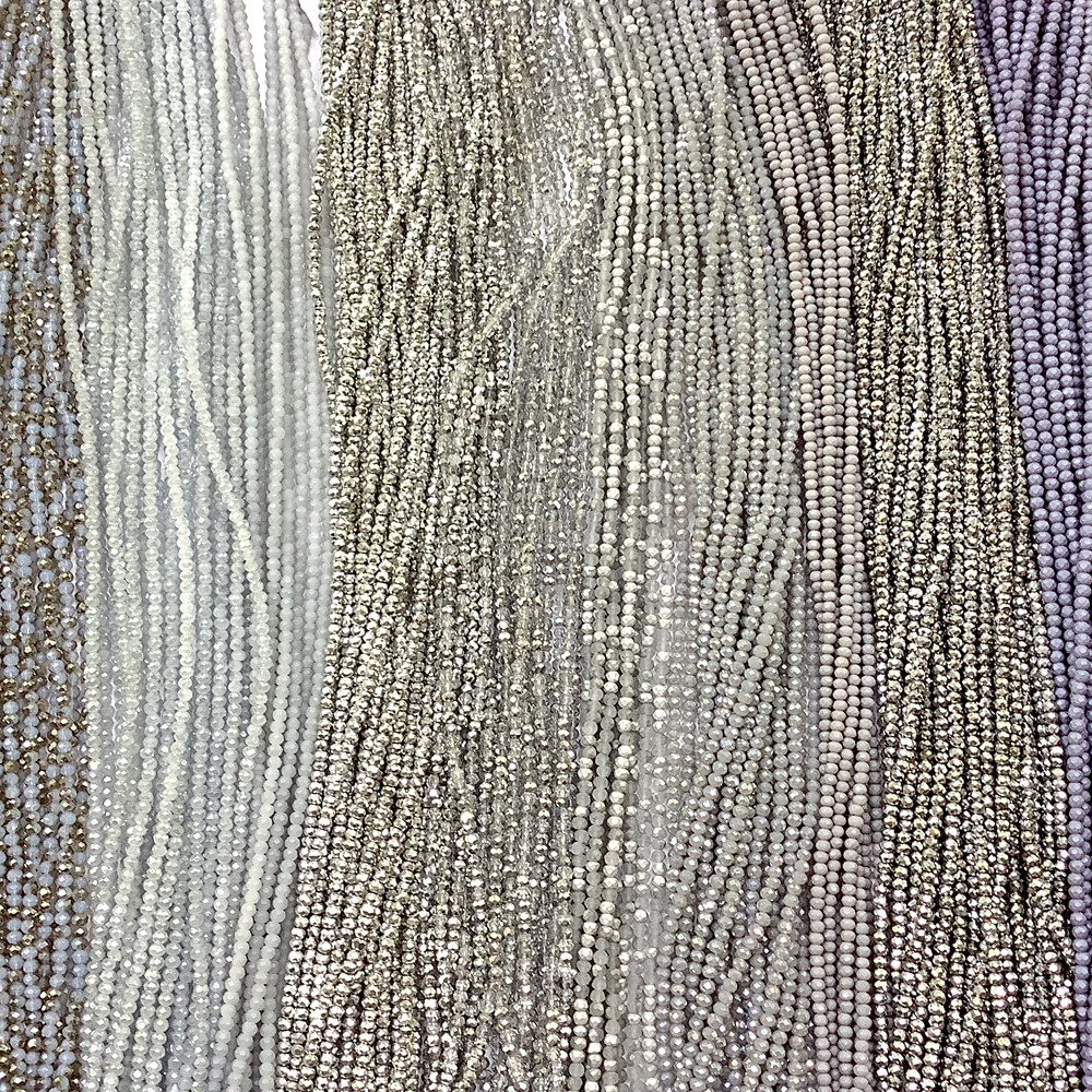 2×2.5mm Silver Gray Chinese Crystal Rondelle 2 Strands You Pick Color Listing