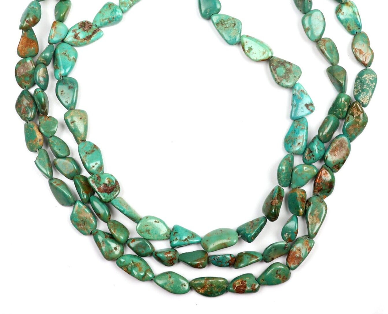 Turquoise Beads, Gemstone Beads, 8 Inch 10X13-11X15 MM Beads, Nuggets Beads,