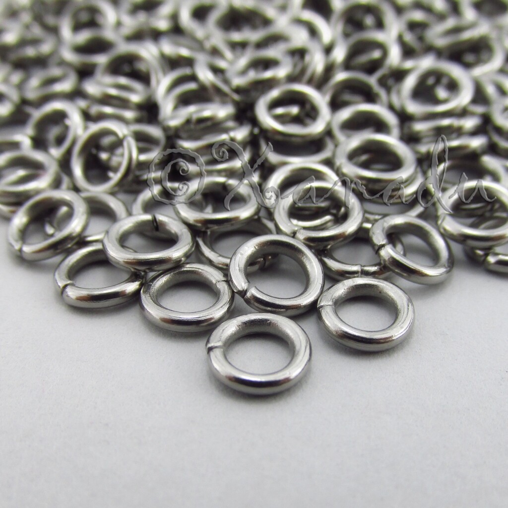 Jump Rings 6mm – 100/200/500 Stainless Steel 16 Gauge 1.2mm Open Jumprings F1625
