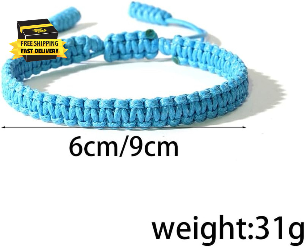 Multicolor Handmade Braid String Bracelets for Women Men Buddhist Tibetan Woven