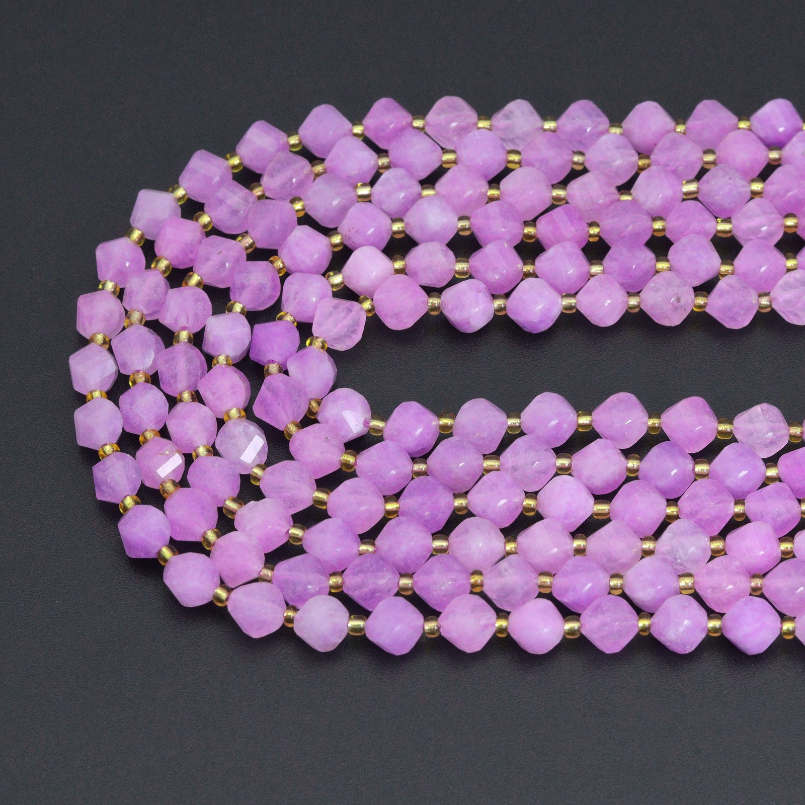 8mm Twisted Jade Bedas, Sku#U2242-1