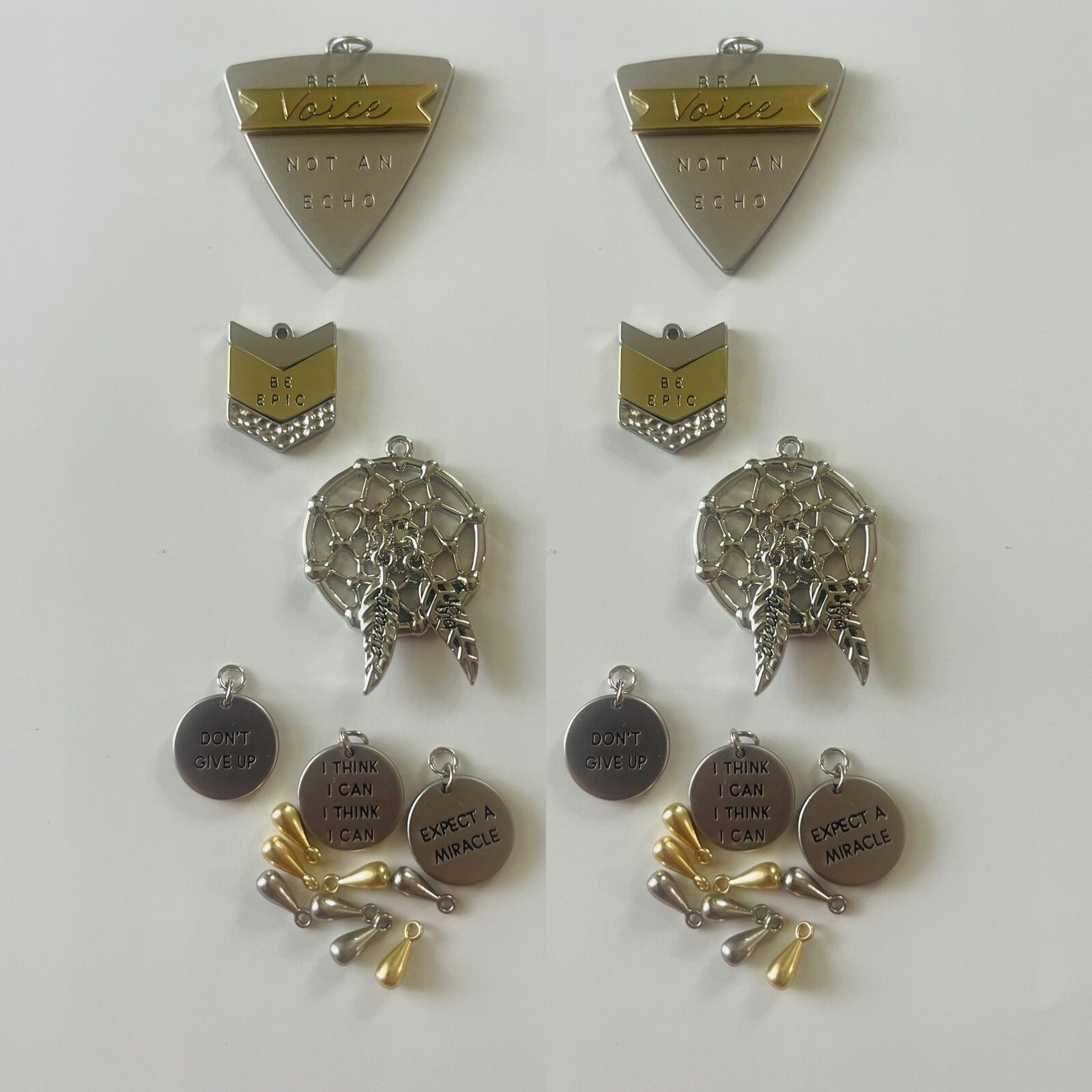 8 sets Jewelry Pendant Earrings Metal Charms Assorted Design DIY Jewelry Making