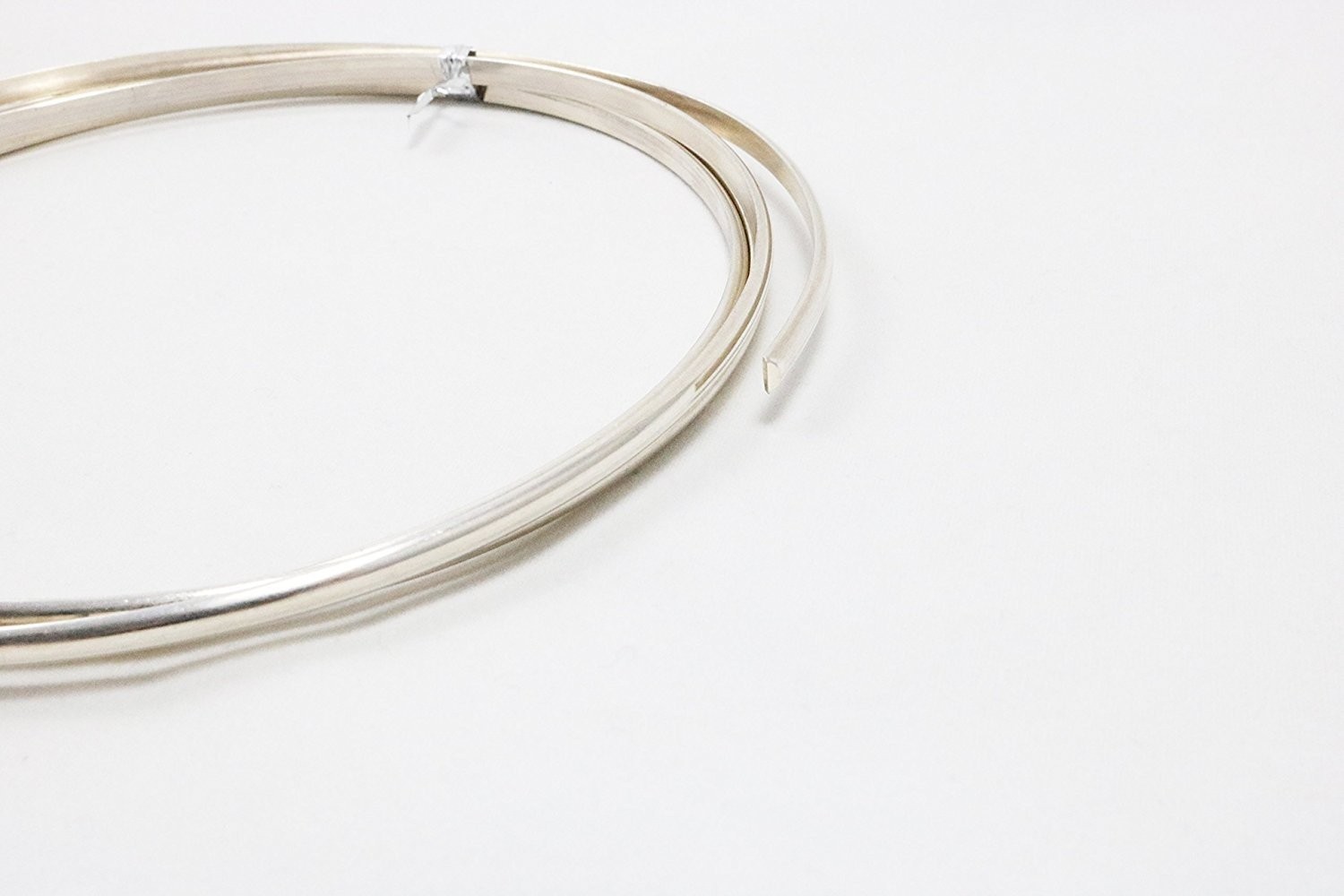 22 Gauge 925 Sterling Silver Wire Half Round Dead Soft Made In Usa – 5Ft By