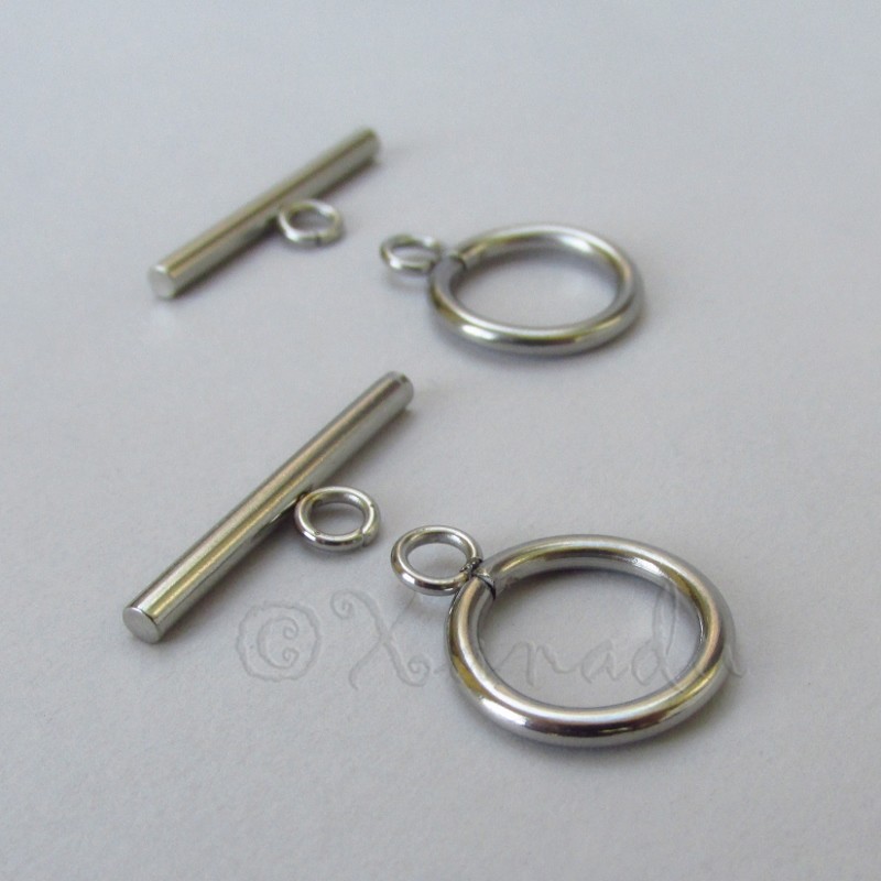 Stainless Steel Toggle Clasp Sets Wholesale Findings F1089 – 2, 5 Or 10 Sets