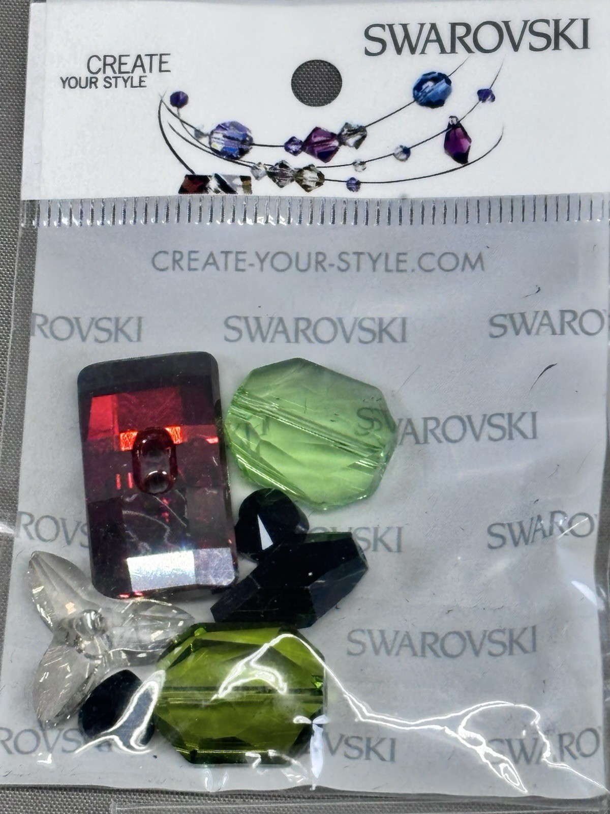 Swarovski Crystal Pendant Lot Queen Baguette Large Statement Crystals Austria