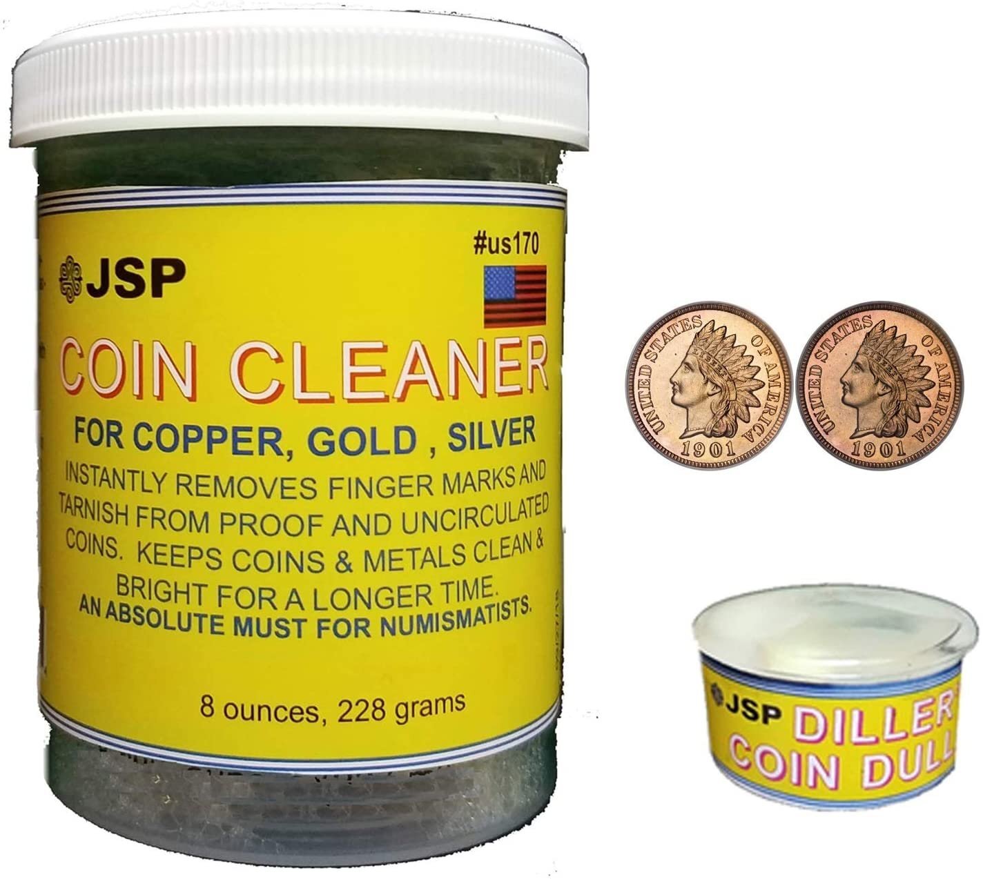 JSPSUPER Coin Cleaner, JSPCOIN Duller