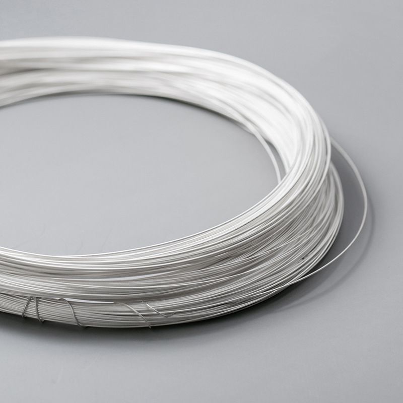 Sterling Silver Beading Stringing Wire Jewelry Thread Filament 0.3-1mm 1Meter