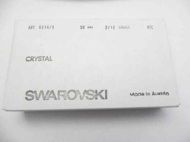 Crystal 30mm Top Drill Vintage Swarovski 6214 Starburst Pendant (1 piece)