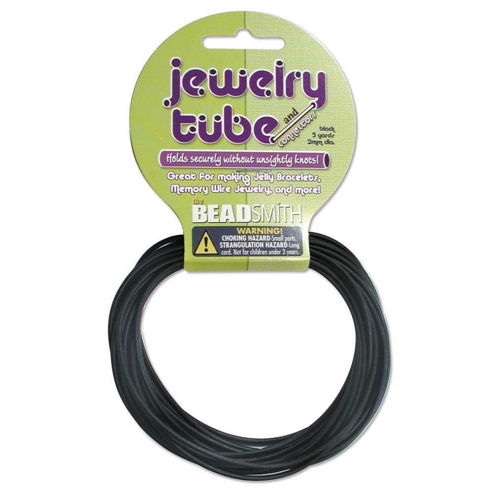 Cord, 5 Yards 2mm Hollow Rubber Cord Jewelry Tube To Cover Memory Wire