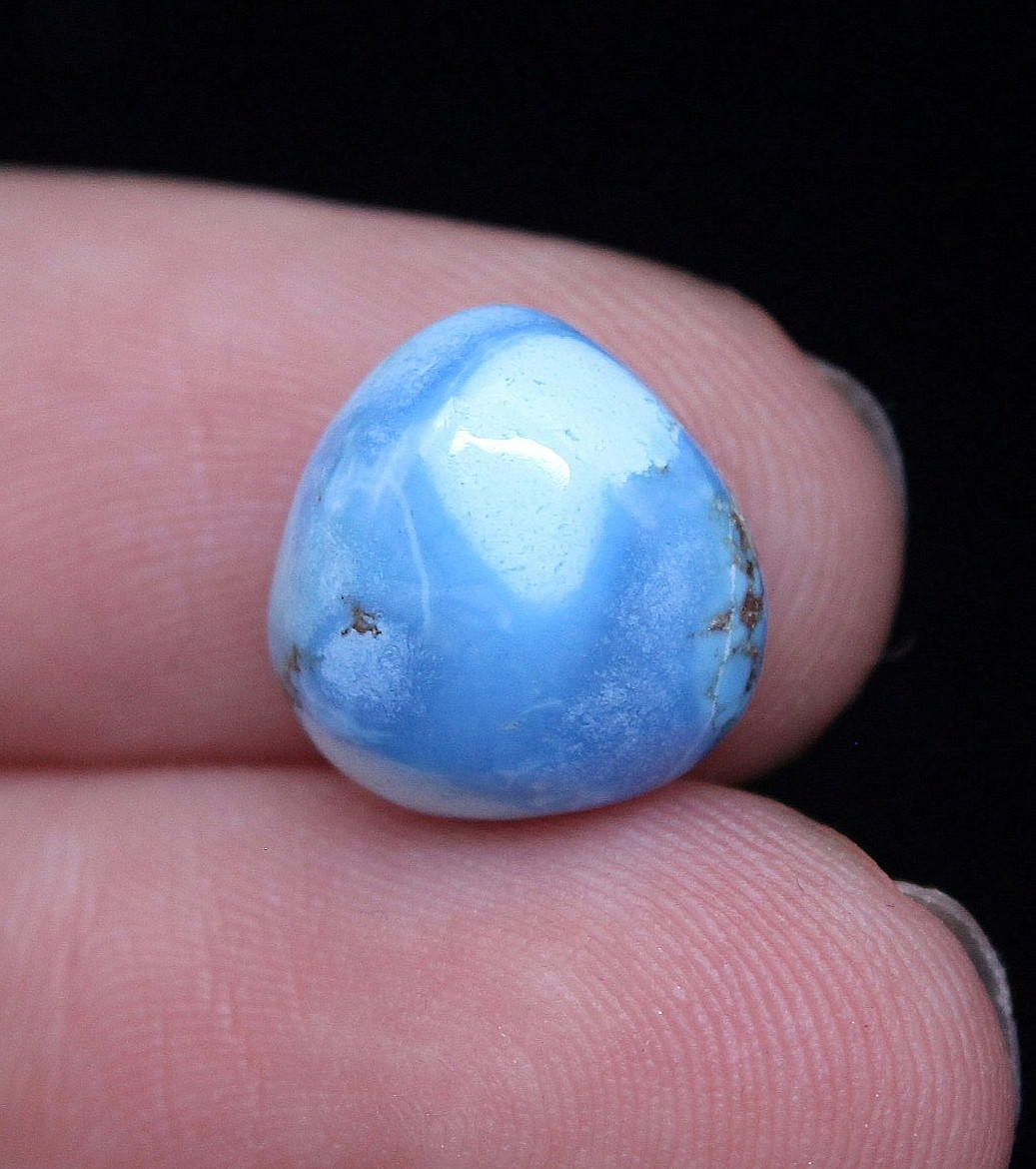 Natural Golden Hill Turquoise Cabochon Kazakhstan Untreated Blue Stone 11x11mm