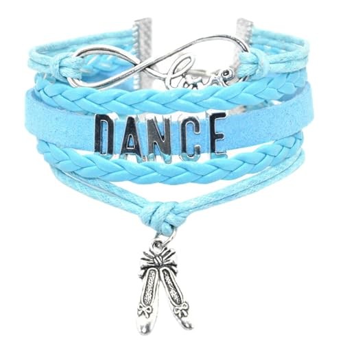 Ballet Belly Ballroom Dance Charm Bracelet For Women, Men, Adult Dancers, D – 02