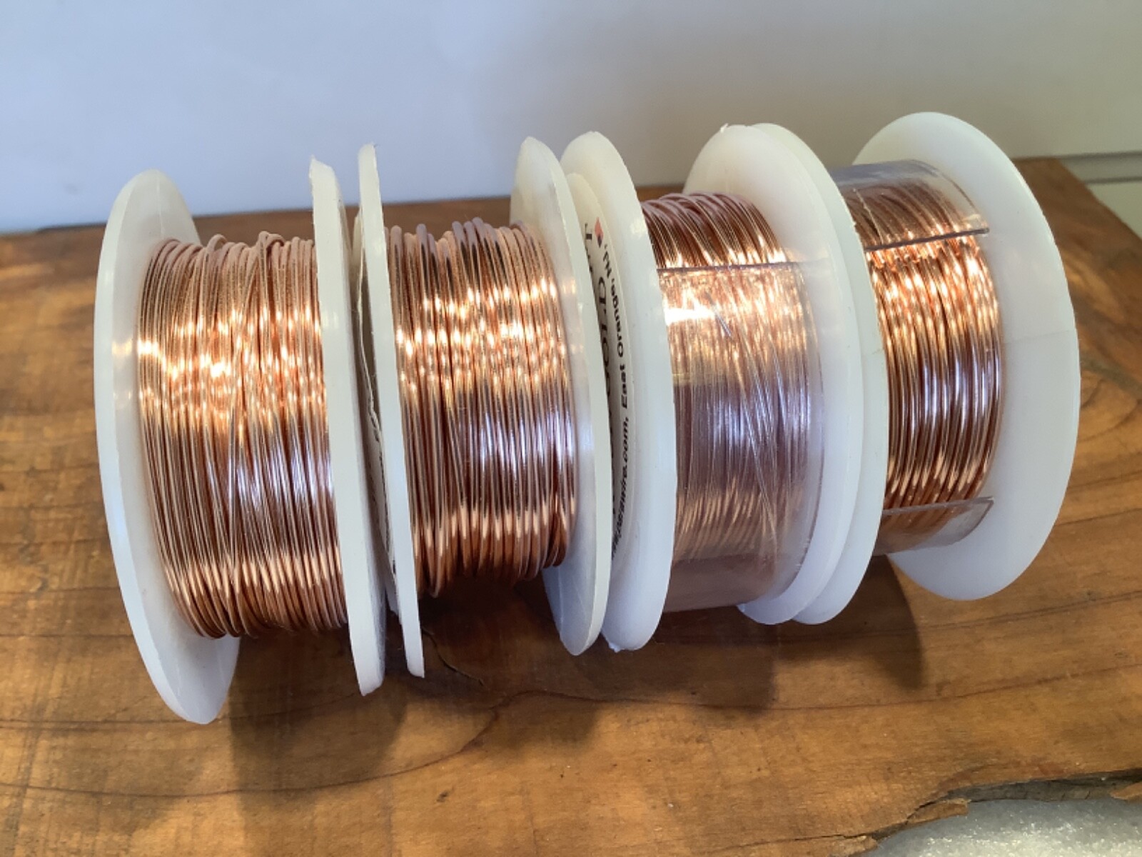 18ga 20ga 22ga 24ga ROSE GOLD toneNon Tarnish Colored Enameled copper Wire ROUND