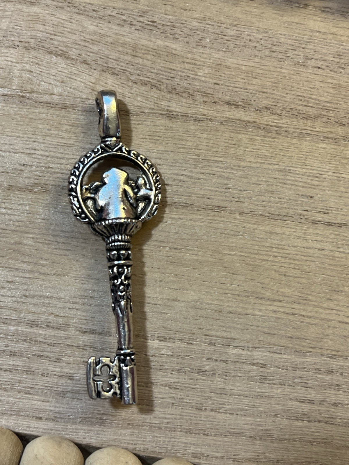 Vintage sterling silver Ganesh skeleton key necklace from free people 925