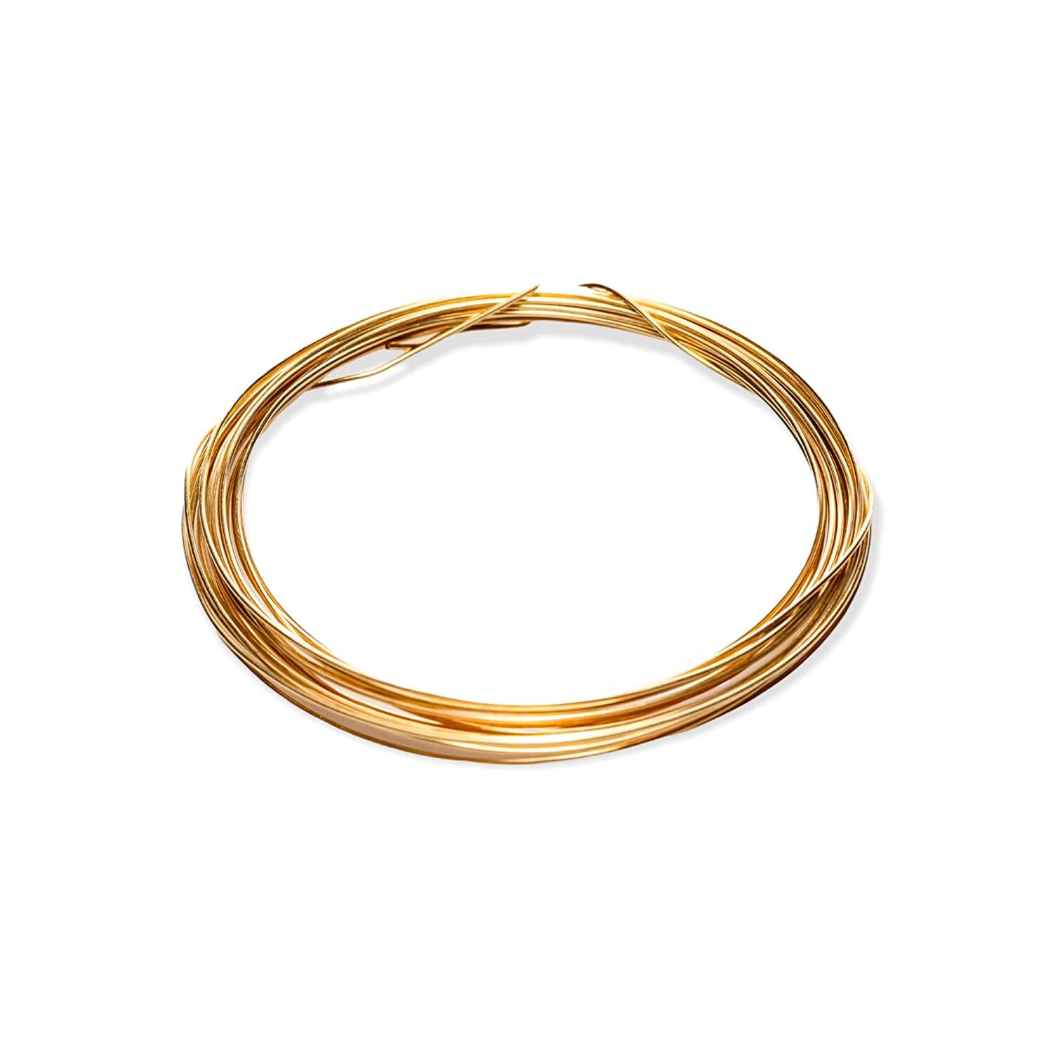 Jeweler’s Brass Wire, Red Brass, Half Round, Dead Soft