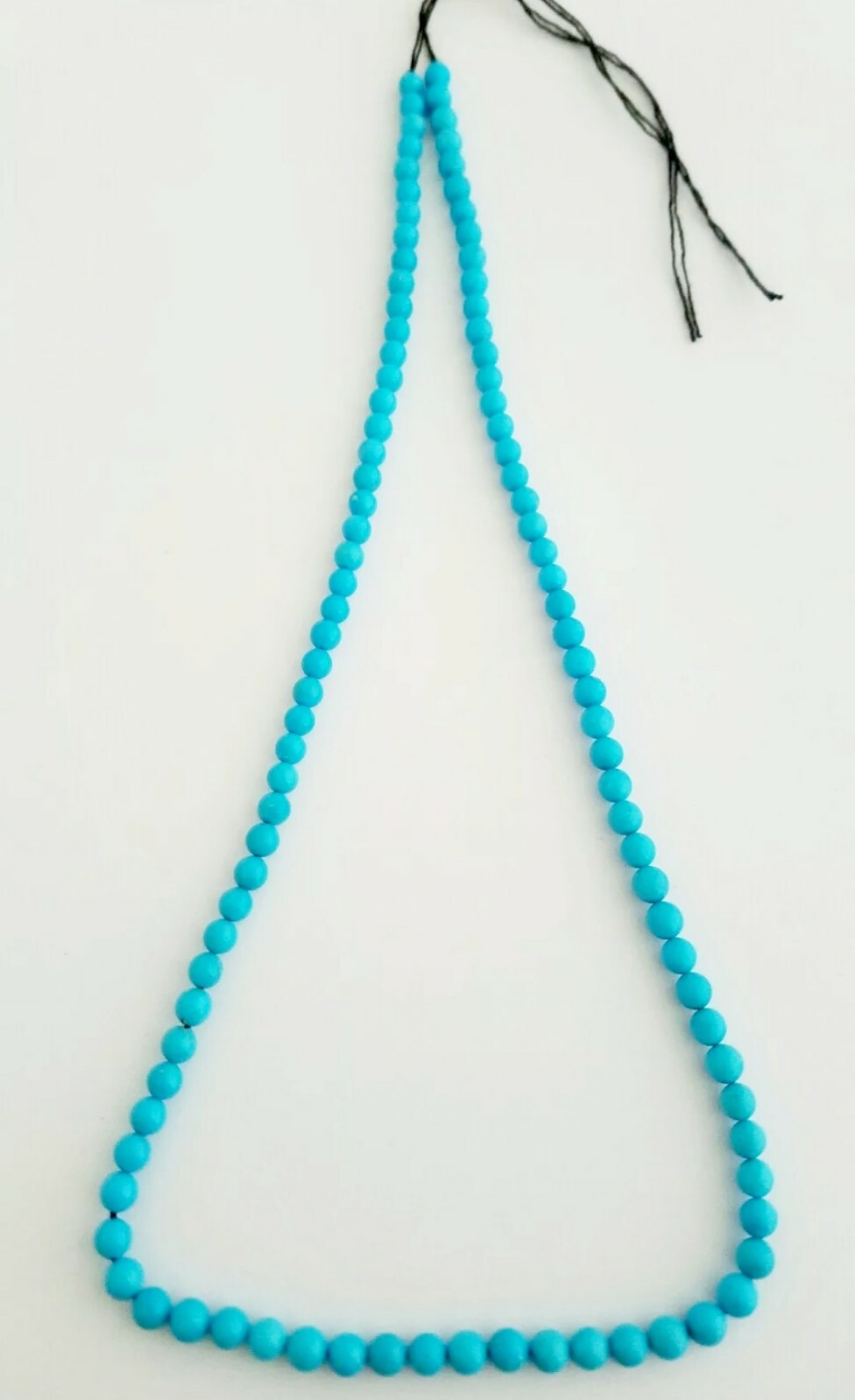 One Strand 100% Natural Sleeping Beauty Turquoise Round Beads 4.5-5mm