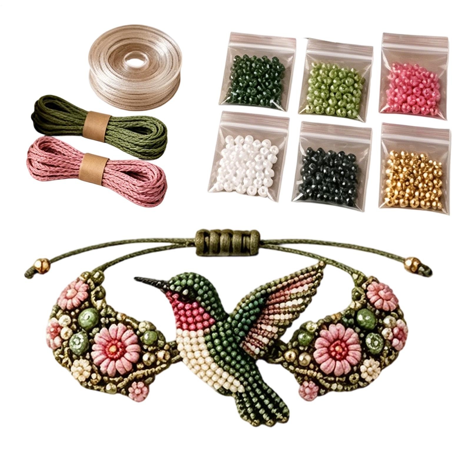 Bead Bracelet Making Kit 3D Animal Jewelry Crafting DIY Bracelet