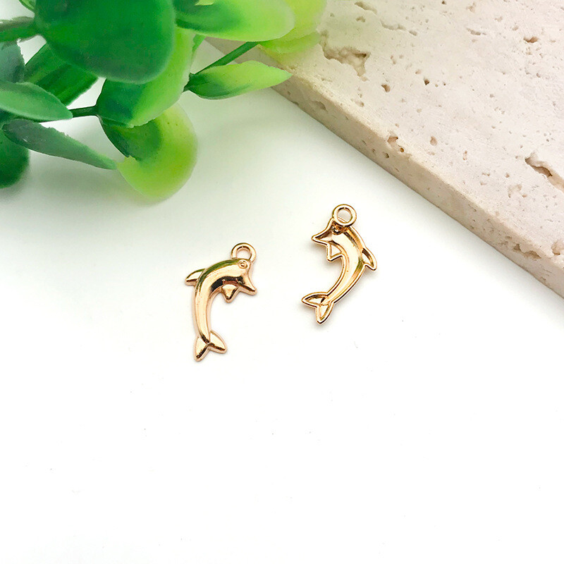 10pc KC Gold Marine Organism Charms Pendants for Jewelry Making Earring Necklace