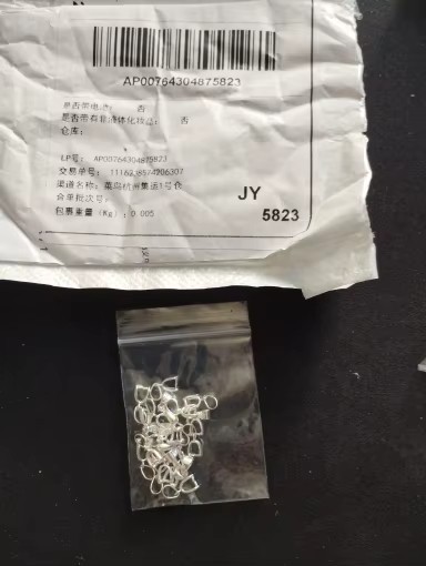10PCS 925 Sterling Silver Bail Connector Pinch Clasp Pendant Jewelry Making DIY