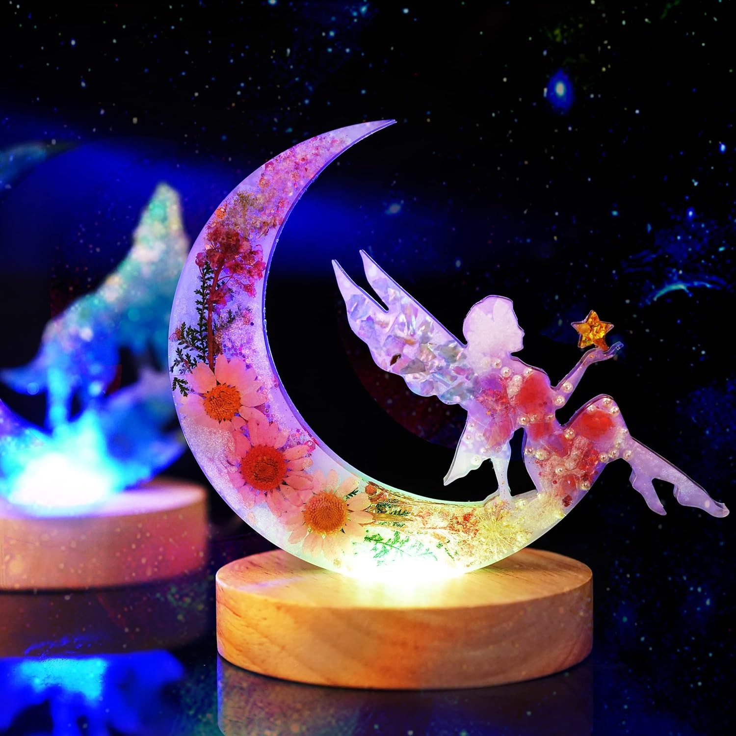 LET’S RESIN Resin Molds, Crescents Moon Epoxy Silicone White
