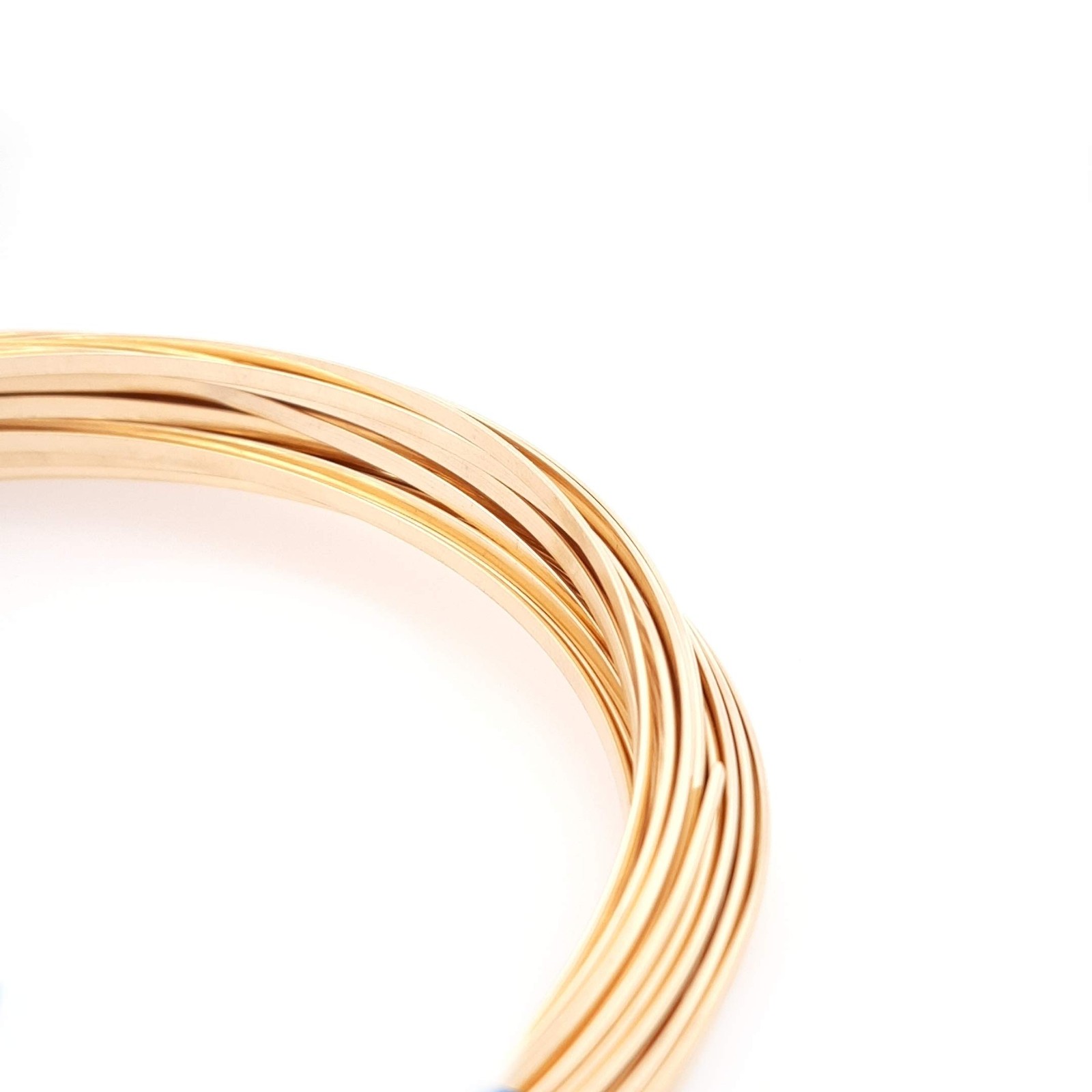 12 Gauge 14/20 Yellow Gold Filled Wire Half Round Dead Soft 14K Gold Filled