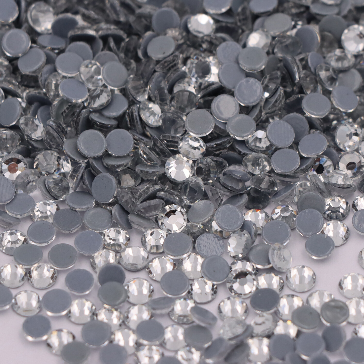 Crystal AB Hot Fix Rhinestone Glitter Strass Iron On Stones For Fabric Garment