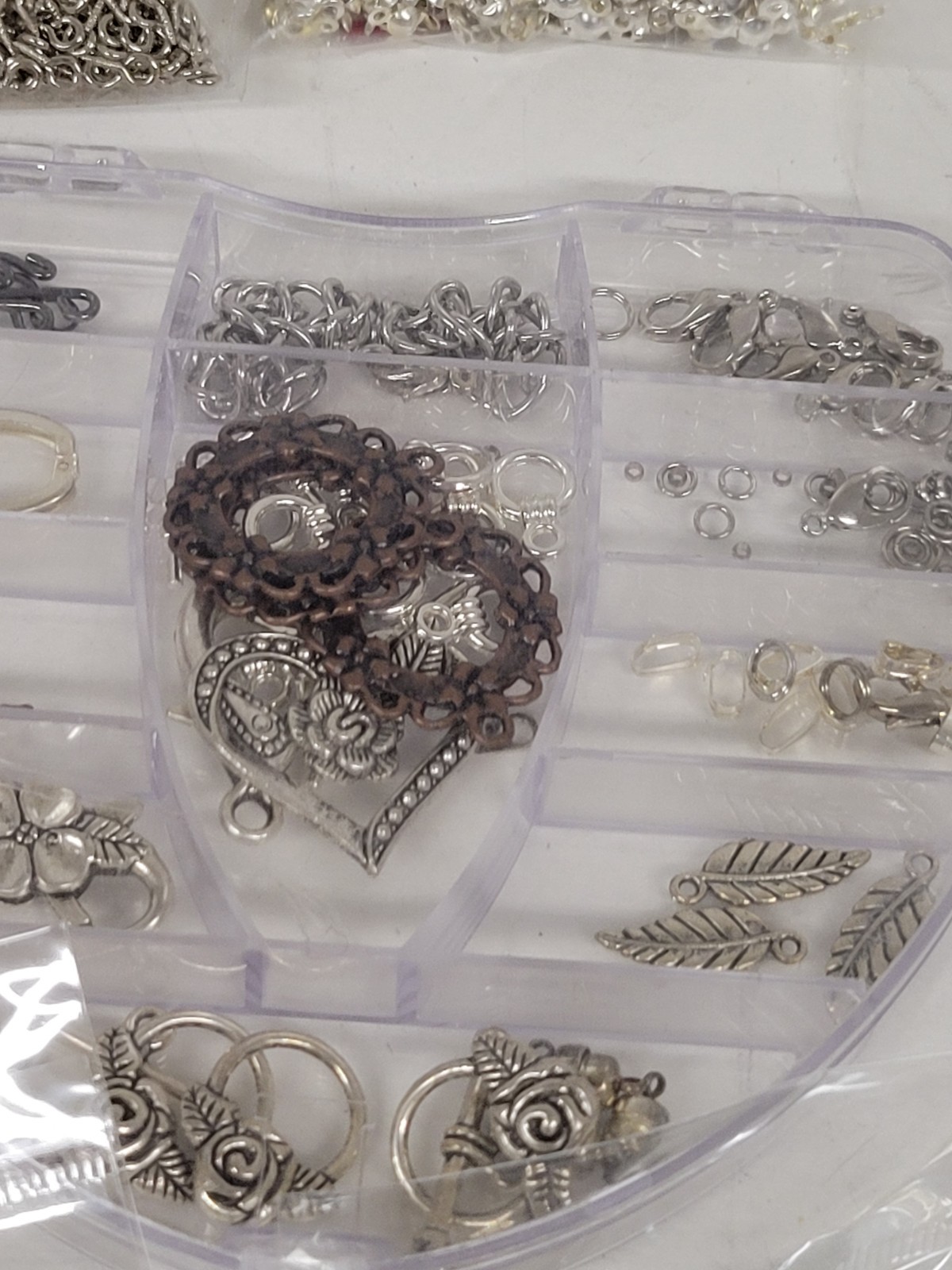 Bulk Lot Jewelry Making Supplies Necklace Earring Findings Beads Chain Wire
