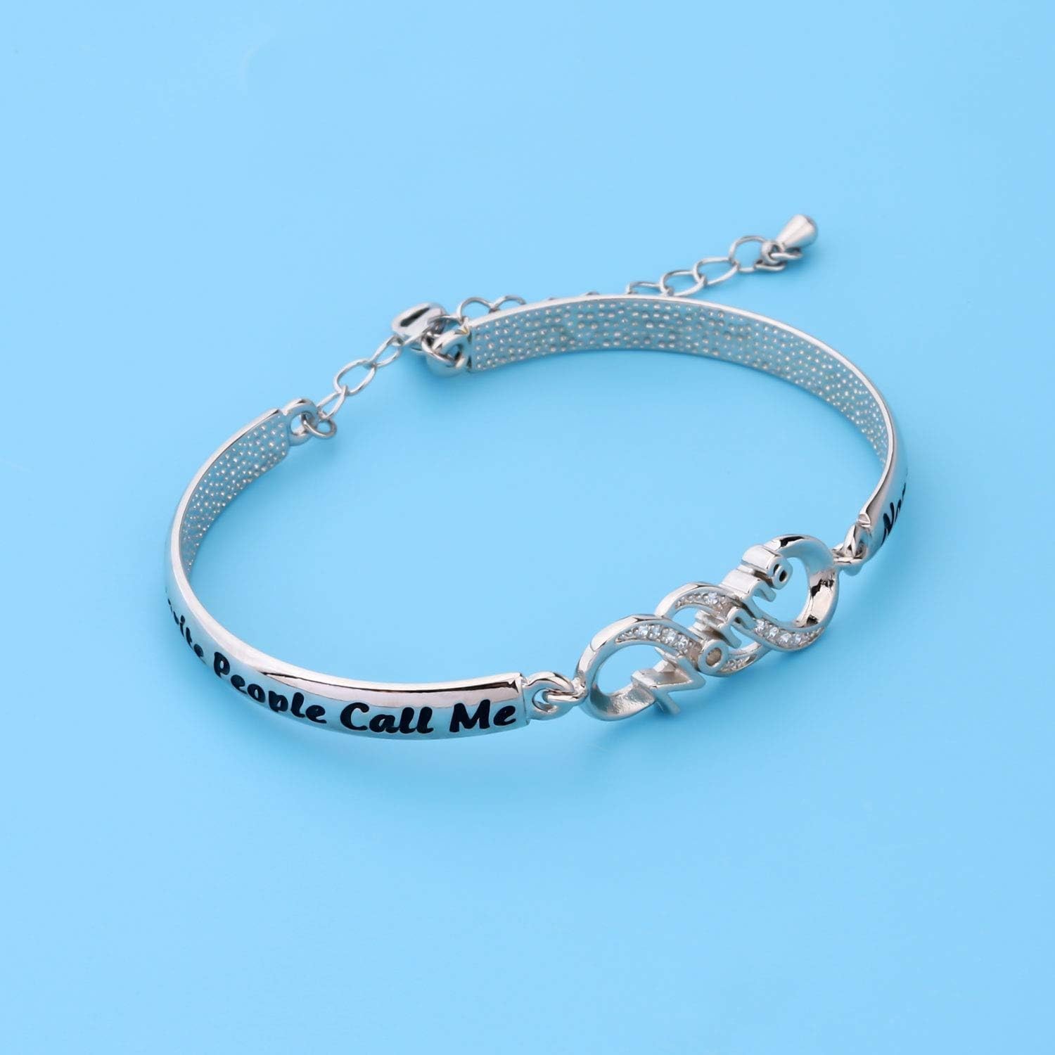 Nonna Jewelry Gifts My Favorite People Call Me Bar Bracelet Gift for Grandma fro