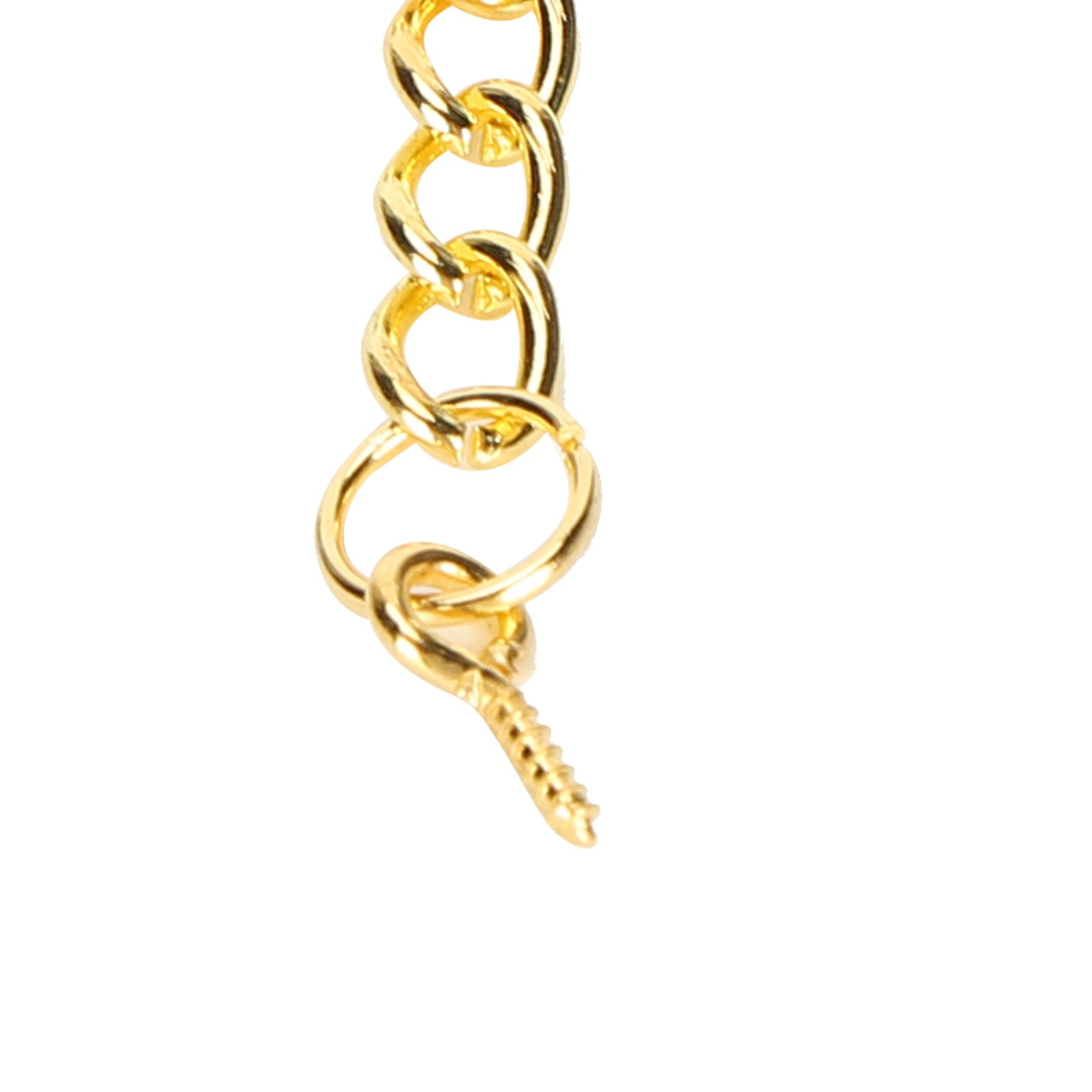 10pcs Alloy Key Chain Ring Parts For DIY Keychains Easy To Use