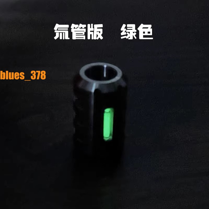 EDC Titanium Knife Lanyard Bead Paracord Glow in the Dark Pendant 25 Years Life