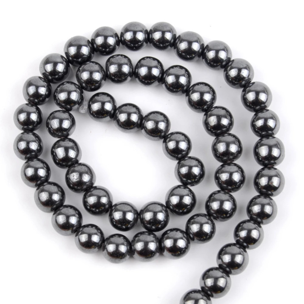 Natural Gemstone Round Spacer Loose Beads for Jewelry Making DIY 4mm-12mm