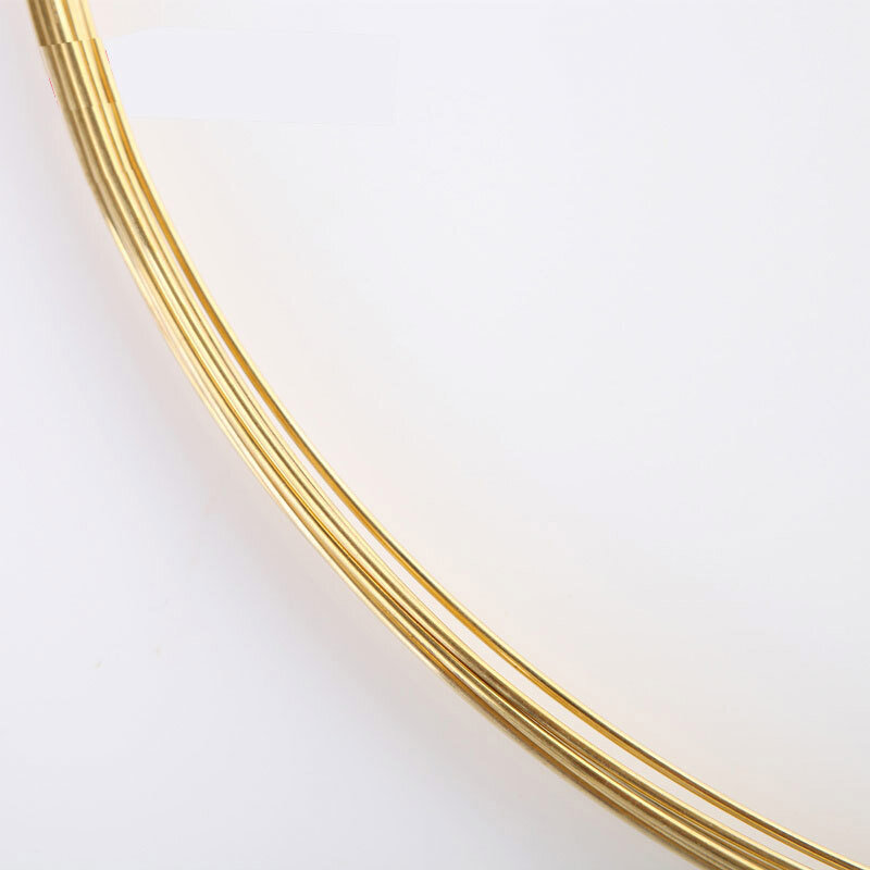 Round Solid Bare H62 Brass Wire For Craft Jewelry Making DIY Diameter 0.3mm-5mm