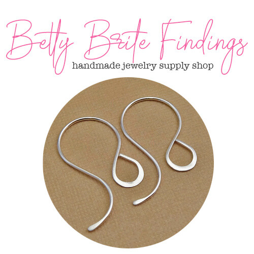 Gold Filled 2″ Ear Hooks – 14/20 Yellow Gold Filled – Leaf Style Large Ear Wires