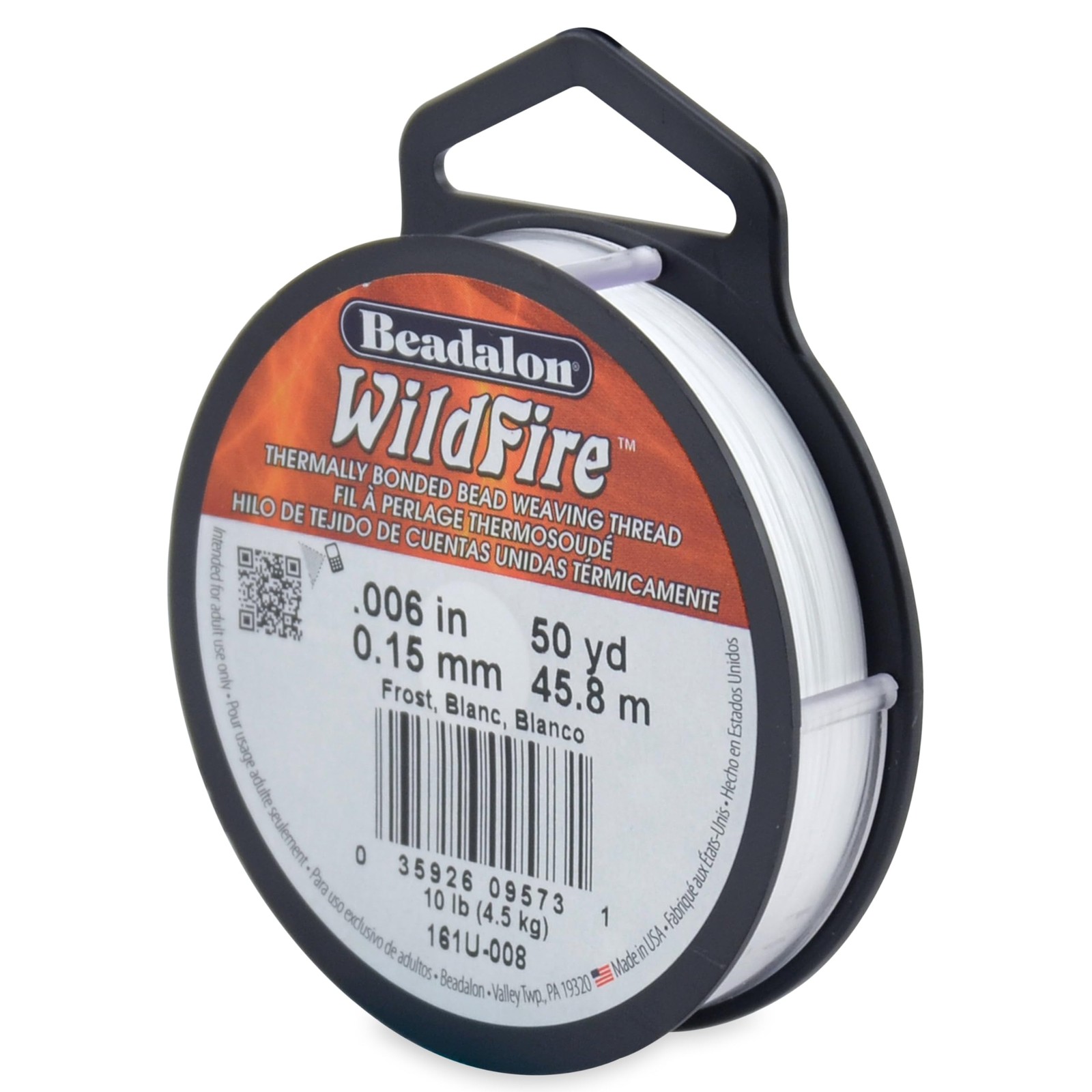 Wildfire 0.006 Inch 0.15mm Break Strength 10 Lb / 4.5 Kg Frost 50 Yd / 45m
