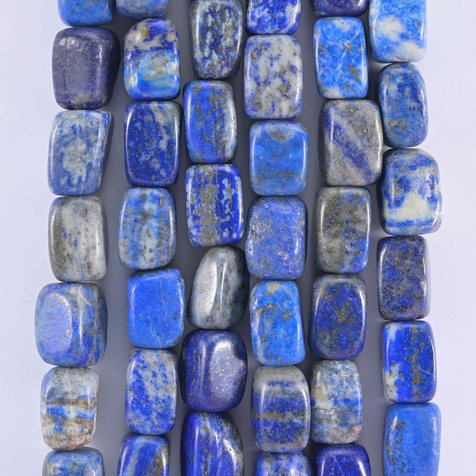 Natural Gemstones Rectangle Cube Nugget Beads Size 9mm to 14mm