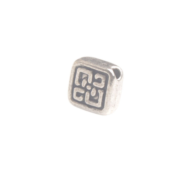 180PCS/Box Antiqued Silver Metal Knot Spacer Beads for Jewelry Making
