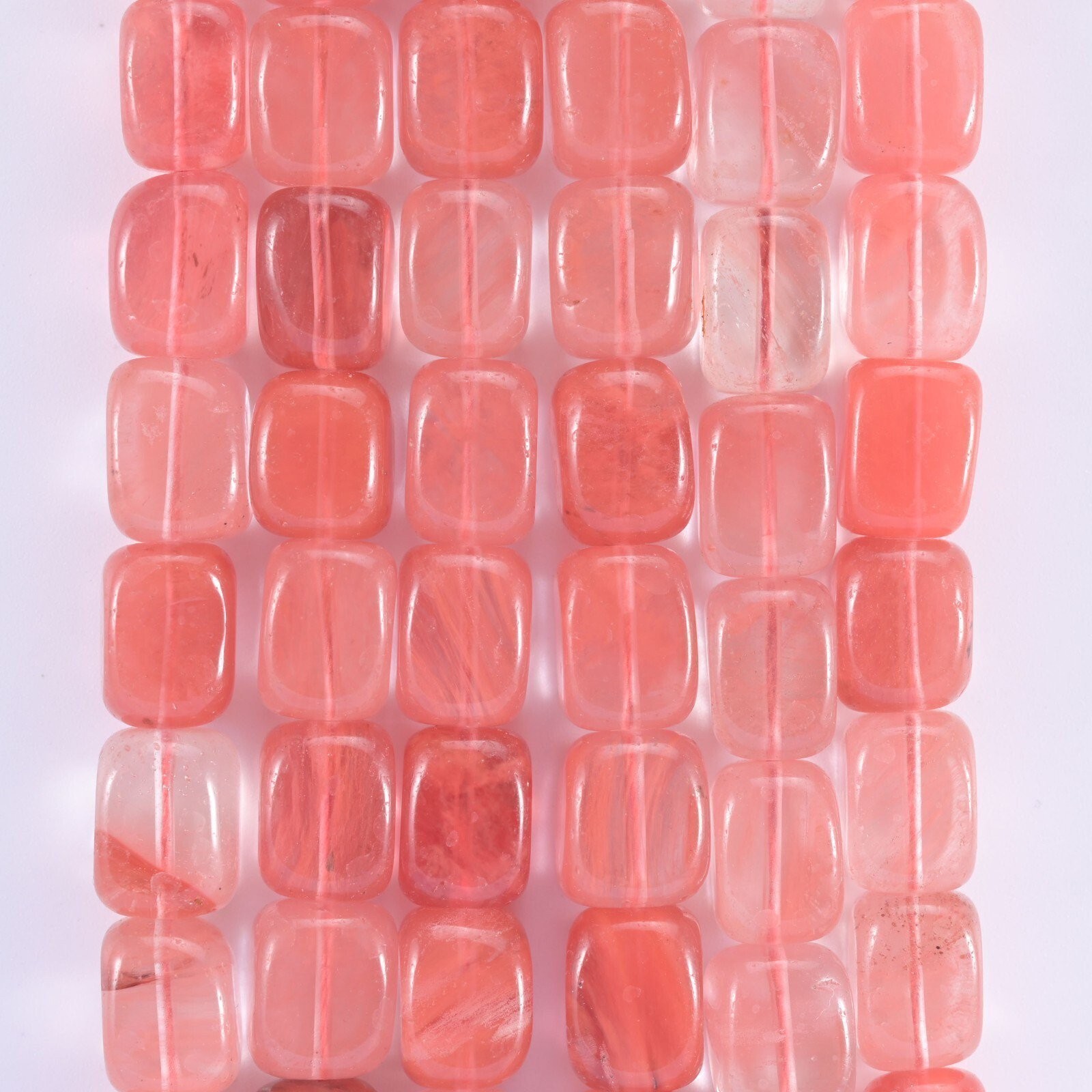 Natural Gemstones Rectangle Cube Nugget Beads Size 9mm to 14mm