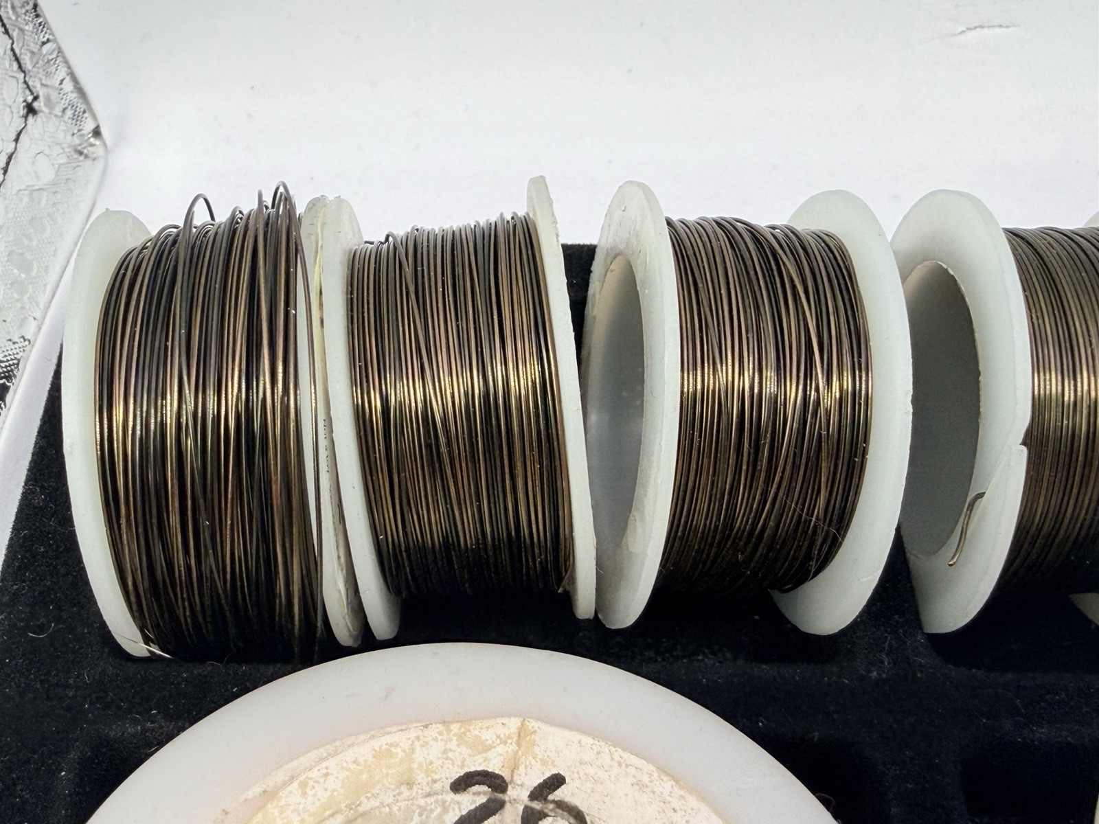 23 Rolls Bulk Craft Jewelry Wire 26 Gauge Copper Silver Wire Wrapping Supplies