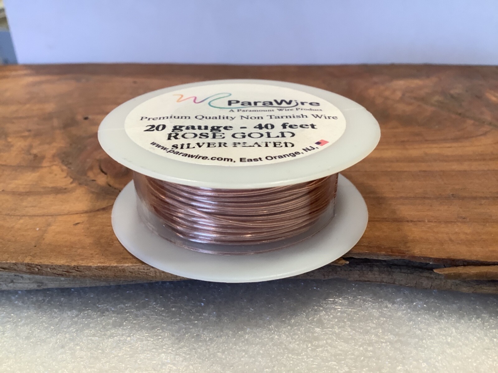 18ga 20ga 22ga 24ga ROSE GOLD toneNon Tarnish Colored Enameled copper Wire ROUND