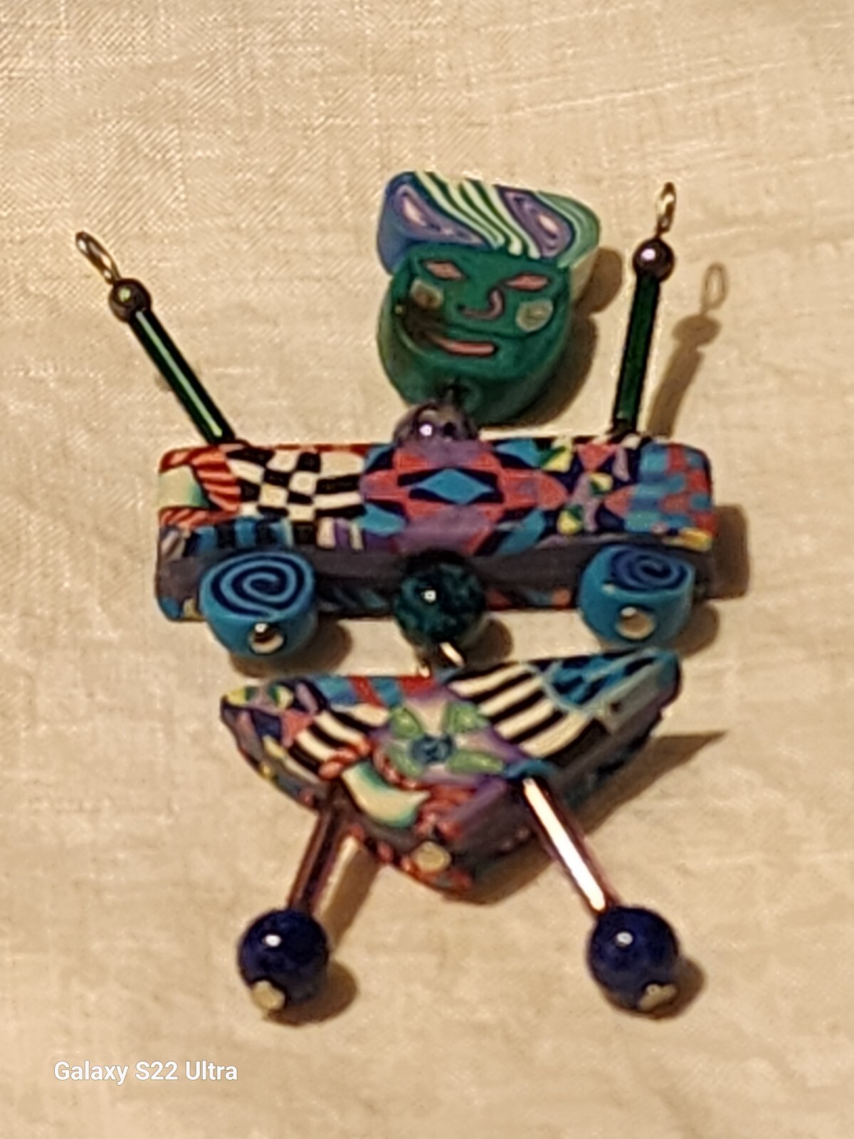 J29. Bead People Pendant
