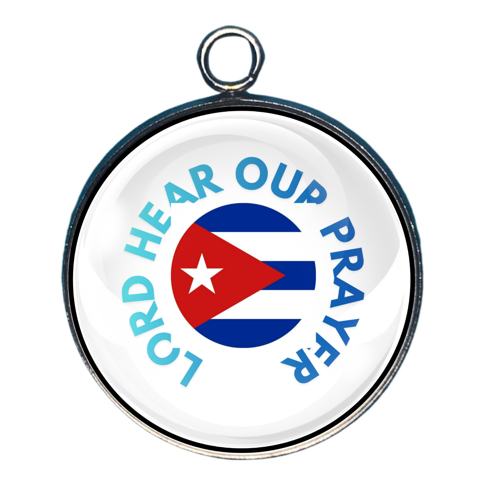 Lord Hear Our Prayer, Country Flag Charms – Faith & Prayer Jewelry