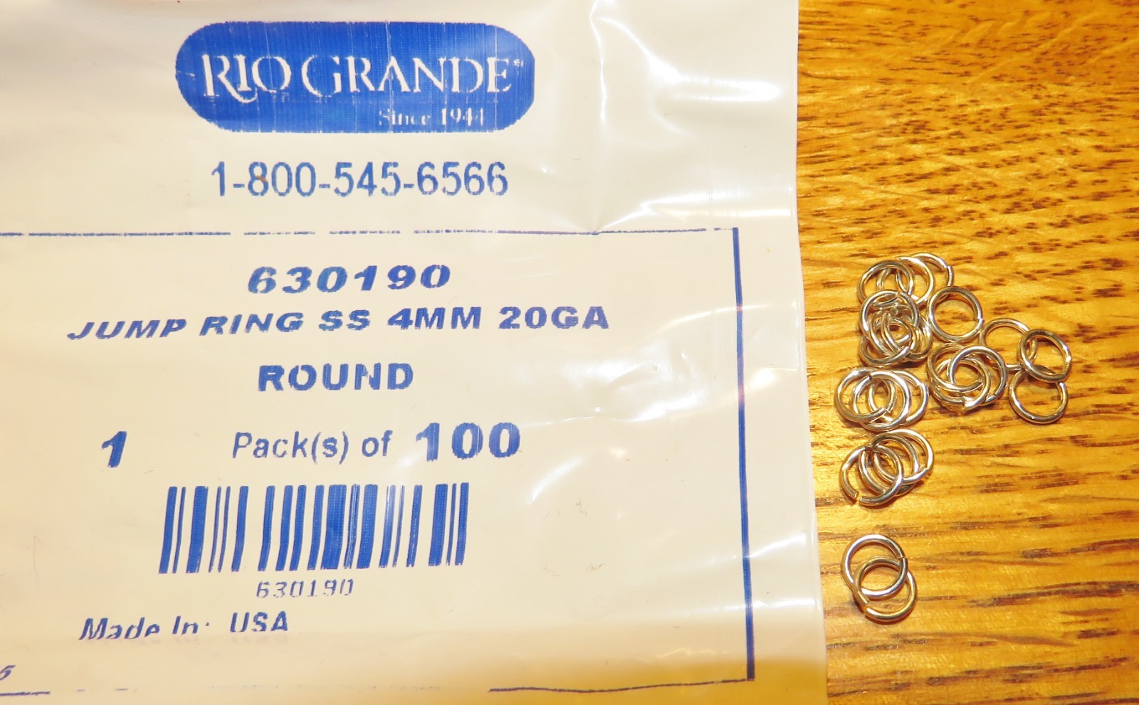 20 Sterling Silver Closed Jump Rings ~ 4mm (ID) 20ga
