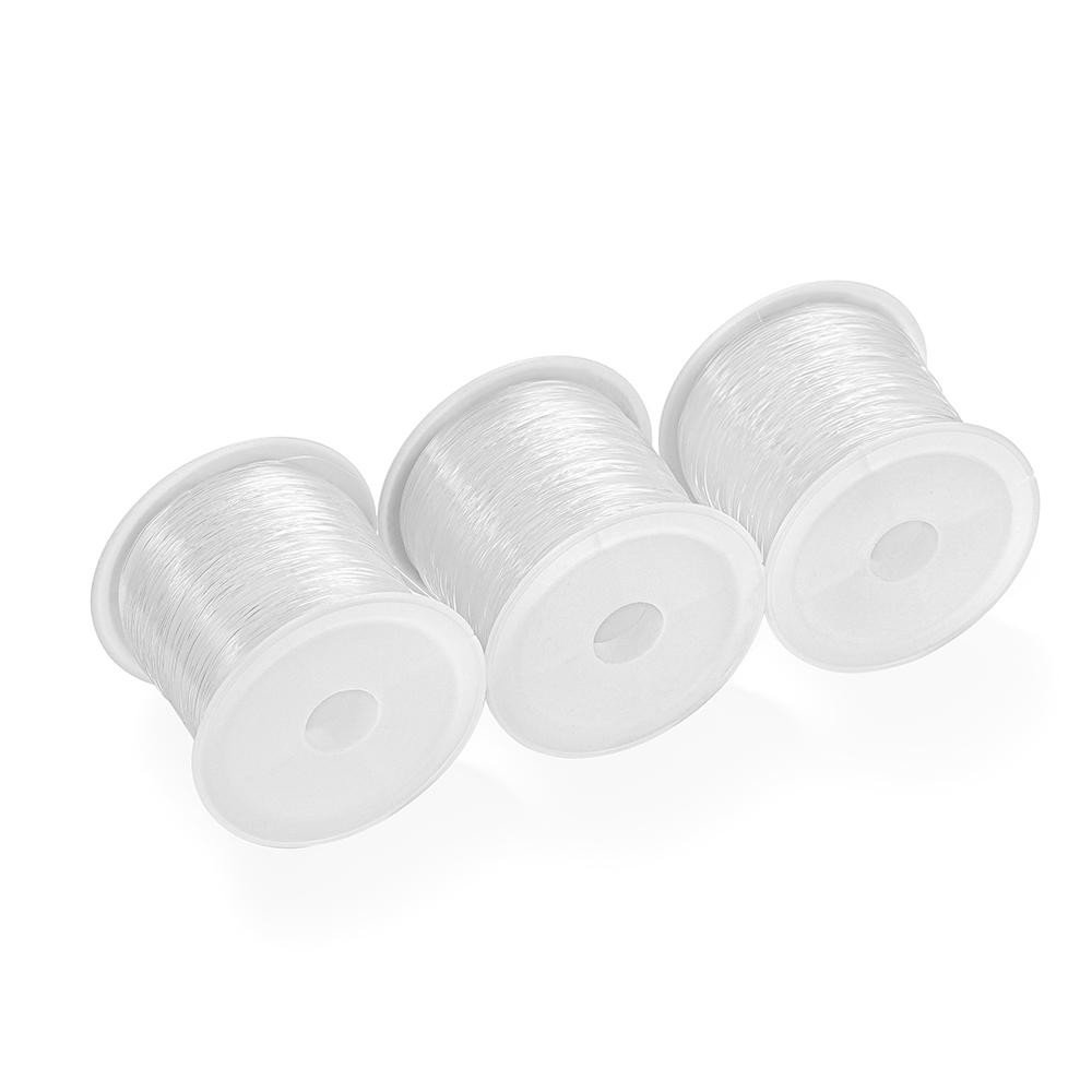 1pc 0.2-1mm Fishing Line for Beads Wire Clear Non-stretch Nylon String Beading C