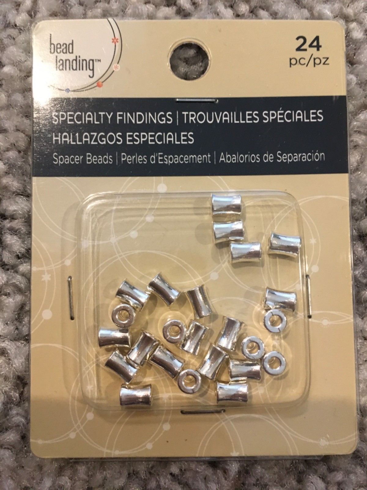 lot of miscellaneous jewlery making supplies wire, toggles, head pins, spacers