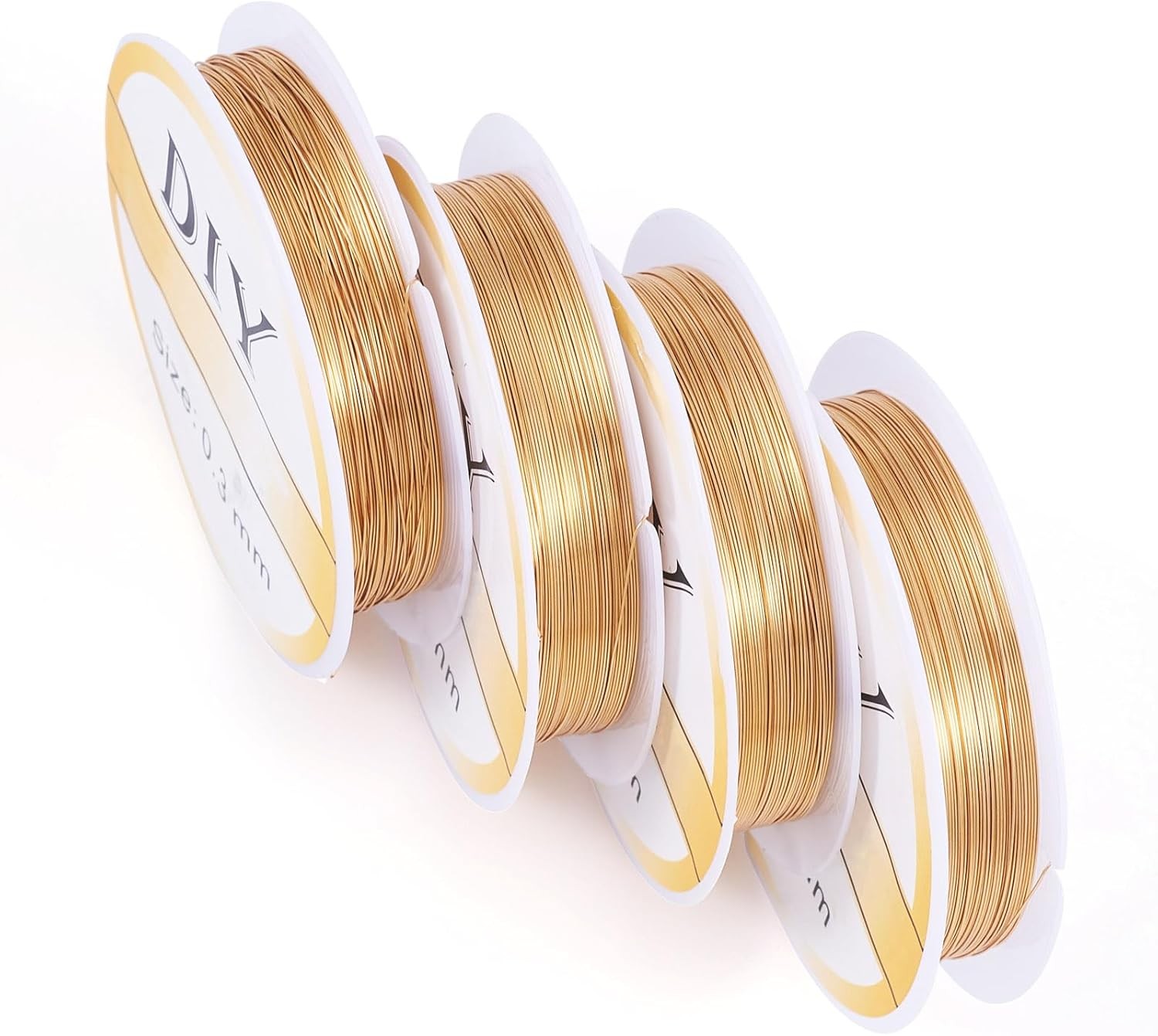 262 Ft 14K Gold Filled Wire 28 Gauge 0.3Mm Dead Soft round Gold Filled Brass Wir