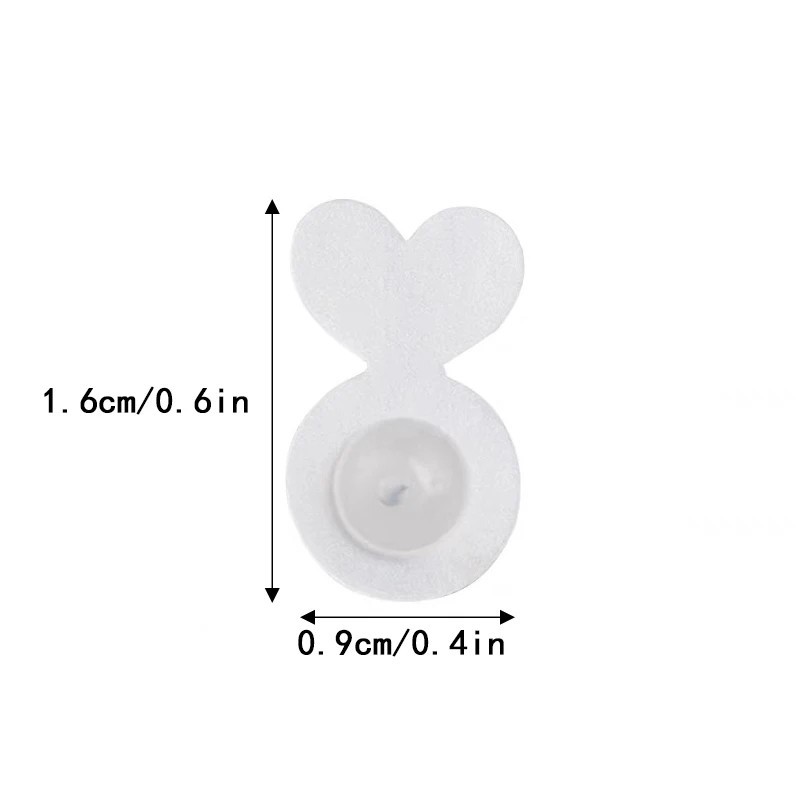 20Pcs Earring Lifter Backs Replacements Rubber Earring Backs for Droopy Ears