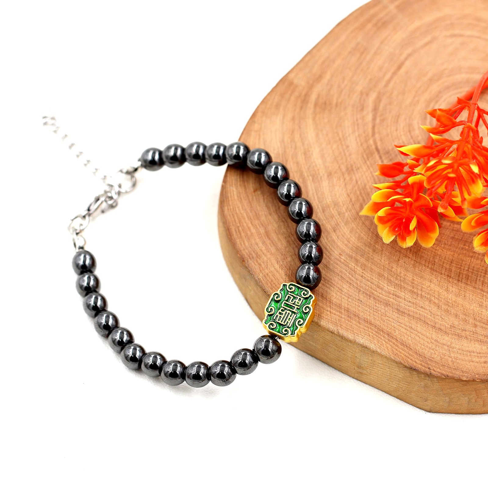 Ancient Chinese Symbol Blessings Ruyi Bracelet, Auspicious Good Luck Gifts, – 02